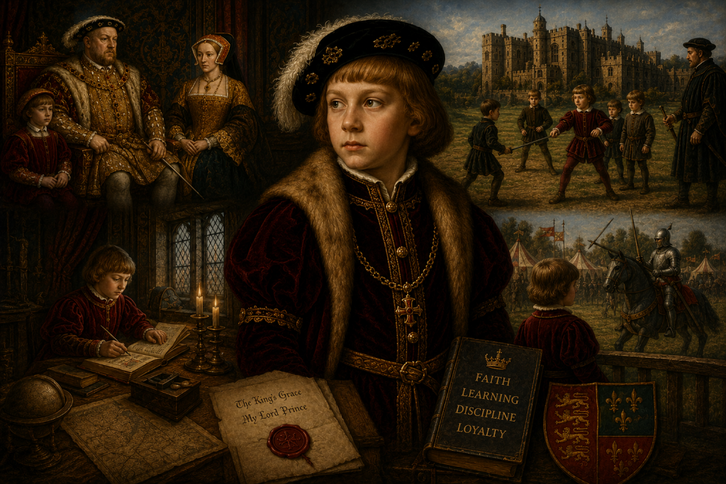 the spare prince henry viii childhood before he was meant to wear the crown