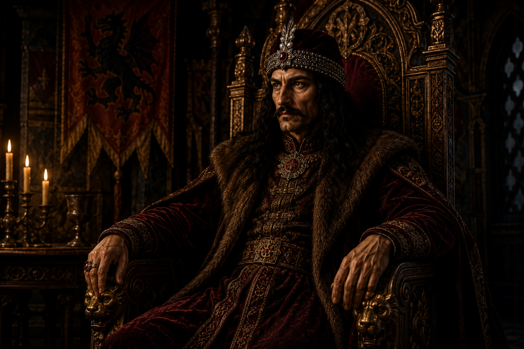 Portrait of Vlad the Impaler exploring the origins of the Dracula legend