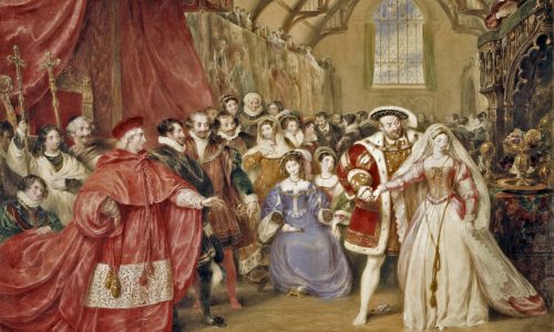 James Stephanoff - The Banquet of Henry VIII in York Place (Whitehall Palace) (1832)